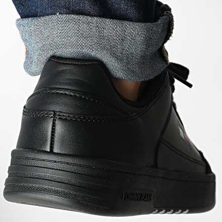 Tommy Jeans - Baskets Cupsole Leather 1660 Black