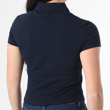Tommy Jeans - Polo Manches Courtes Femme Essential 1931 Bleu Marine