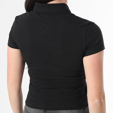 Tommy Jeans - Polo Manches Courtes Femme Essential 1931 Noir