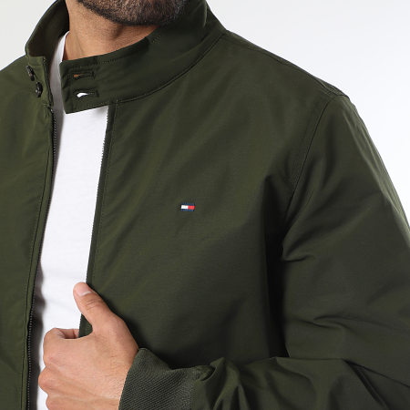 Tommy Hilfiger - Veste Zippée Harrington 7647 Vert Kaki