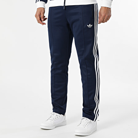 Adidas Originals - Ensemble De Survetement A Bandes Beckenbauer KE3526 KE3529 Bleu Marine Blanc