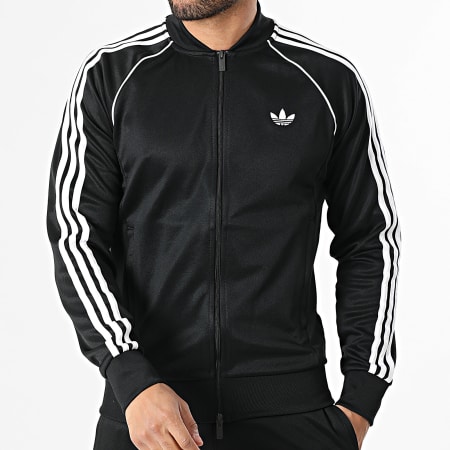 Adidas Originals - Ensemble De Survetement A Bandes KE3512 KE3517 Noir Blanc