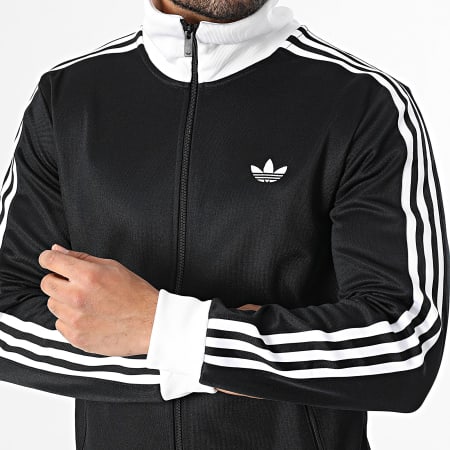 Adidas Originals - Ensemble De Survetement A Bandes Beckenbauer KE3527 KE3530 Noir Blanc