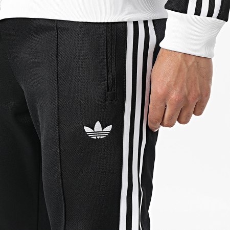 Adidas Originals - Ensemble De Survetement A Bandes Beckenbauer KE3527 KE3530 Noir Blanc