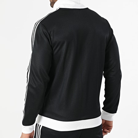 Adidas Originals - Ensemble De Survetement A Bandes Beckenbauer KE3527 KE3530 Noir Blanc