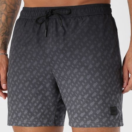 BOSS - Short De Bain Vale 50534343 Gris Anthracite Dégradé