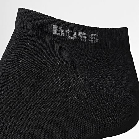 BOSS - Pack de 3 Pares de Calcetines Logo 50543482 Negro Gris