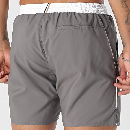 BOSS - Short De Bain Starfish 50514429 Gris Blanc
