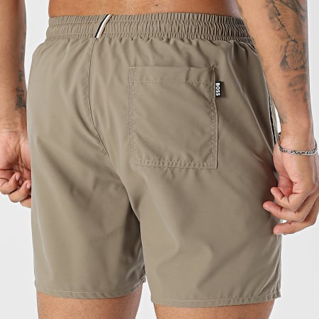 BOSS - Short De Bain Swordfish 50554613 Vert Kaki
