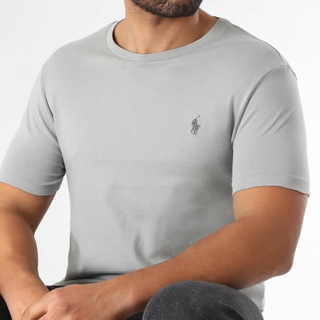 Polo Ralph Lauren - Tee Shirt Original Player Custom Slim Fit Gris
