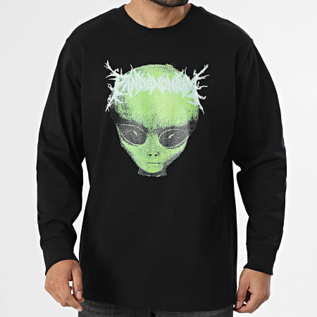 Vald - Tee Shirt Manches Longues Alien Noir