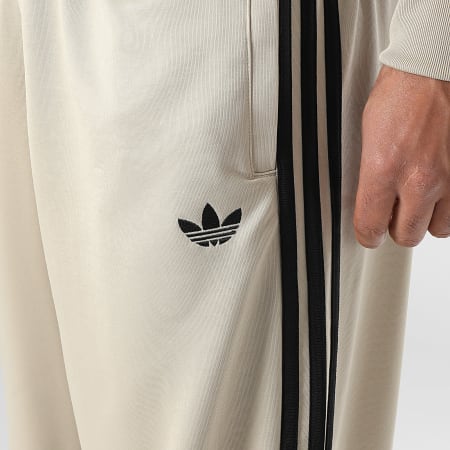 Adidas Originals - Pantalon Jogging A Bandes Loose TP KC8527 Beige Noir