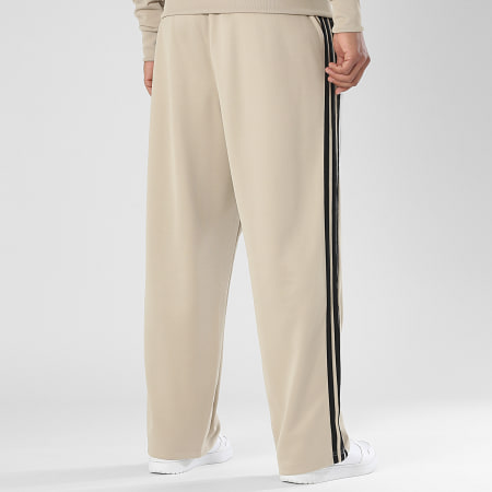Adidas Originals - Pantalon Jogging A Bandes Loose TP KC8527 Beige Noir