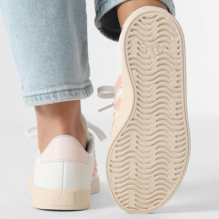 Adidas Performance - Zapatillas Mujer VL Court 3.0 IH6602 Core White Blush Pink Cyber Metallic