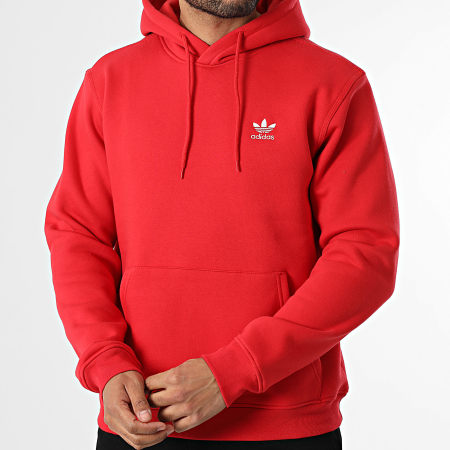 Adidas Originals - Sweat Capuche Essential JH1235 Rouge