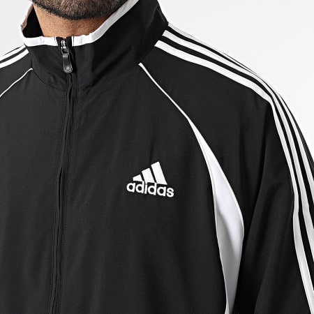 Adidas Sportswear - Veste Zippée Teamgeist JW5866 Noir Blanc