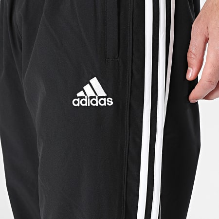 Adidas Sportswear - Pantalon Jogging A Bandes Teamgeist TP KD5866 Noir Blanc Rouge