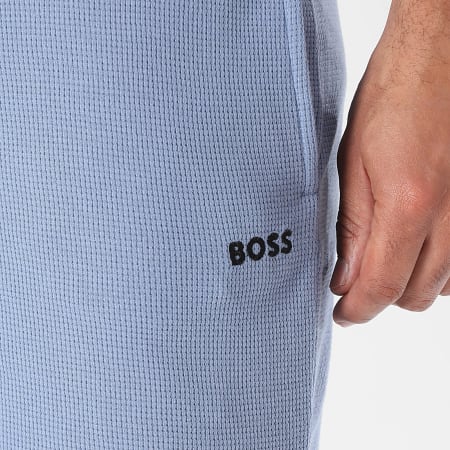 BOSS - Short Jogging Waffle 50535884 Bleu Clair