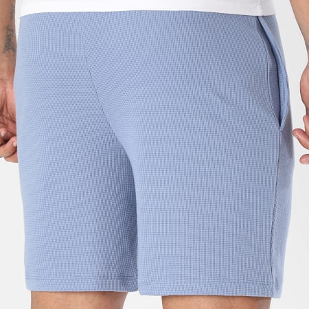 BOSS - Short Jogging Waffle 50535884 Bleu Clair