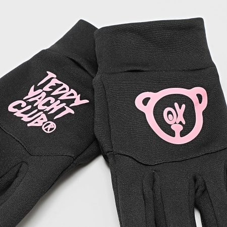 Teddy Yacht Club - Guantes Andrew Rosa Claro Negro
