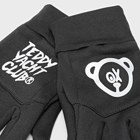 Teddy Yacht Club - Gants Andrew Noir Argent Réfléchissant
