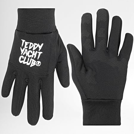 Teddy Yacht Club - Gants Andrew Noir Argent Réfléchissant