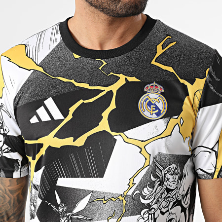Adidas Sportswear - Maillot De Foot Real Madrid JZ9018 Noir Blanc Jaune