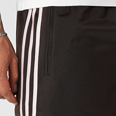 Adidas Originals - Short Jogging A Bandes Firebird KE1373 Marron Rose