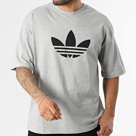 Adidas Originals - Tee Shirt Trefoil KD4092 Gris Chiné