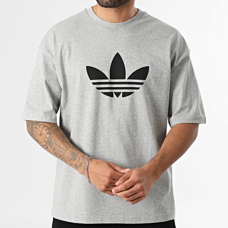 Adidas Originals - Tee Shirt Trefoil KD4092 Gris Chiné