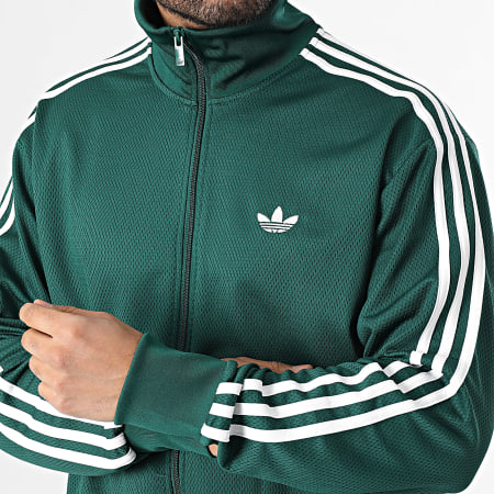 Adidas Originals - Veste Zippée A Bandes Firebird KD4076 Vert