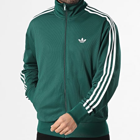 Adidas Originals - Veste Zippée A Bandes Firebird KD4076 Vert