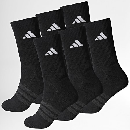 Adidas Sportswear - Lot De 6 Paires Chaussettes Essential Crew KE5499 Noir
