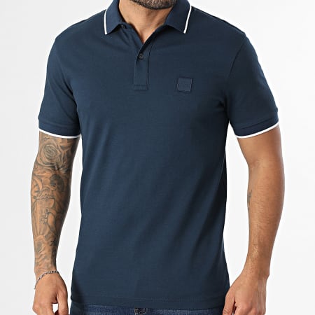 BOSS - Polo de Manga Corta Slim Passertip 50507699 Azul Marino