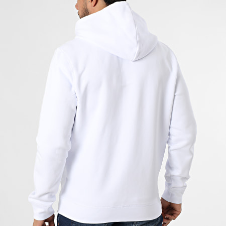 DC Comics - Sweat Zippé Capuche Patch Brodé Blanc