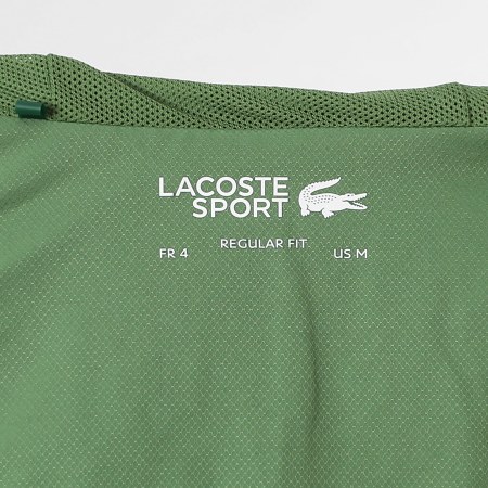 Lacoste - Chaqueta Con Cremallera Capucha Logo Cocodrilo Verde
