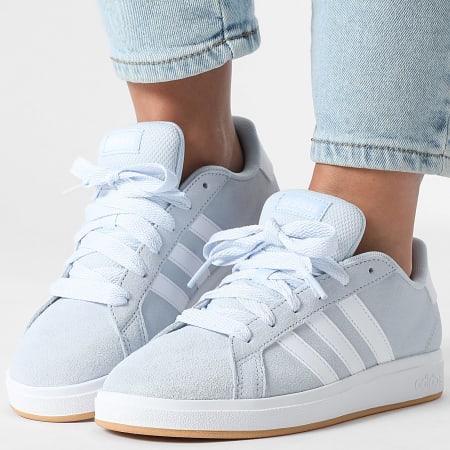 Adidas Sportswear - Baskets Femme Grand Court 00s K KI4068 Crystal Sky Footwear White Gum 3