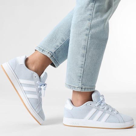 Adidas Sportswear - Baskets Femme Grand Court 00s K KI4068 Crystal Sky Footwear White Gum 3