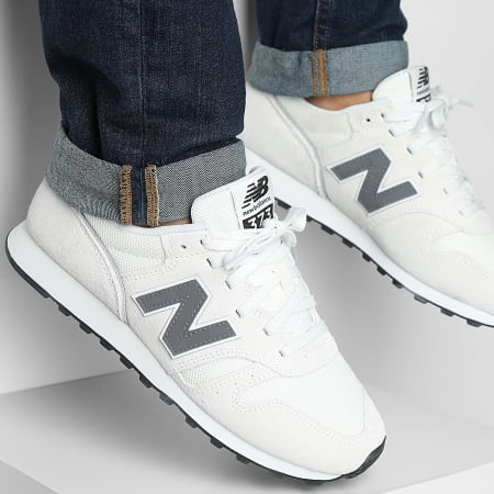 New Balance - Baskets 373 U3739VC Cloud White Dark Grey