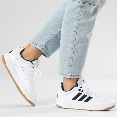 Adidas Performance - Zapatillas Mujer Tensaur Sport 3.0 K JQ1856 Calzado Blanco Core Negro Gum 10
