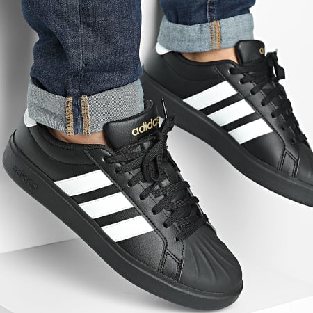 Adidas Sportswear - Baskets Streettalk JP8276 Core Black Footwear White Matte Gold