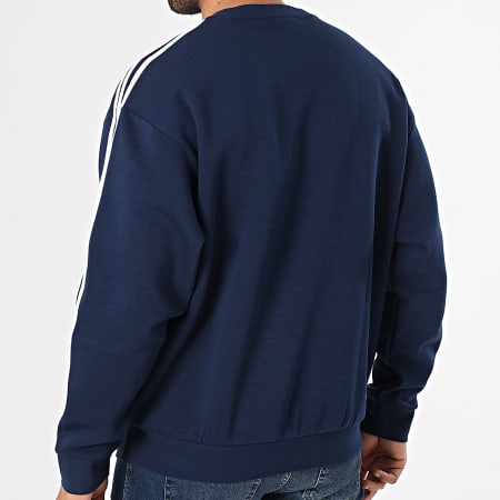 Adidas Originals - Sudadera Crewneck A Bandas 3 Stripes KE2918 Azul Marino