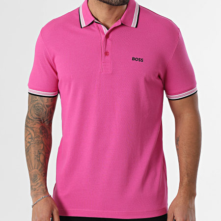 BOSS - Polo Manches Courtes Paddy 50469055 Fuchsia