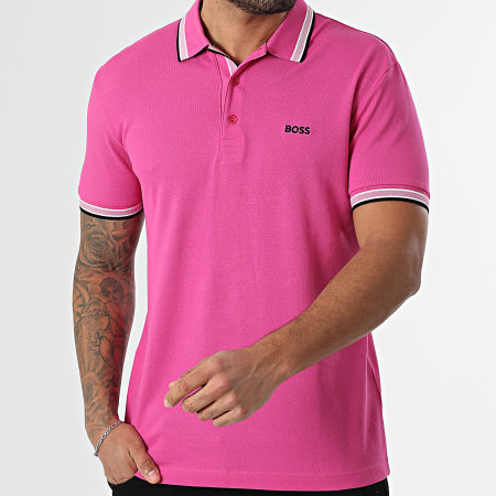 BOSS - Polo Manches Courtes Paddy 50469055 Fuchsia