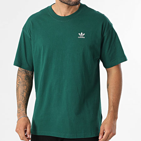 Adidas Originals - Tee Shirt Oversize Large Essential KD1320 Vert Foncé