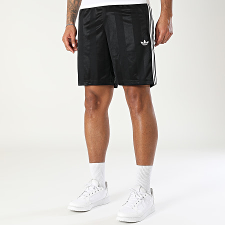 Adidas Originals - Short Jogging A Bandes 3 Stripes KE3594 Noir Blanc