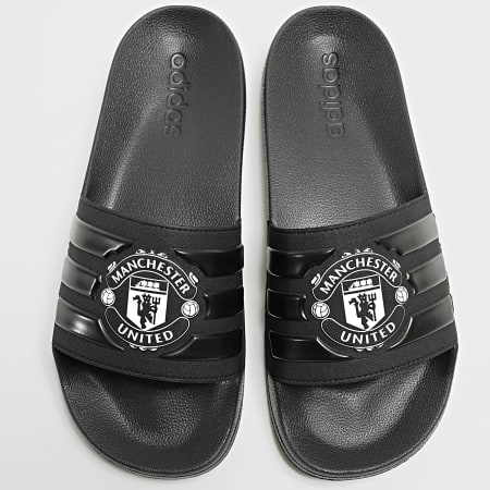 Adidas Sportswear - Claquettes Adilette Shower Manchester United HQ2591 Noir