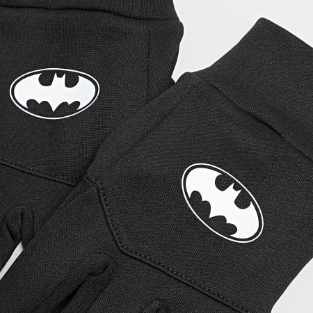 DC Comics - Guantes Logo Negro Reflejante