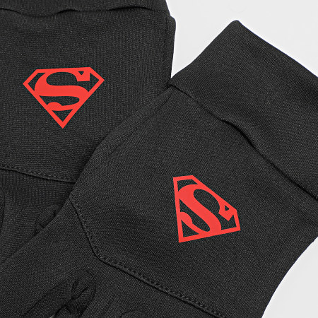 DC Comics - Gants Logo Noir Rouge