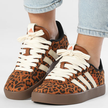 Adidas Performance - Zapatillas Mujer VL Court 3.0 KK4668 Bronce Oscuro Crema Blanco Goma 5